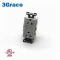 TR 20A 125V Socket GFCI Receptáculo Parede